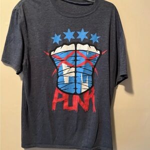 WWE CM Punk Size XL T-shirt Limited Edition Pro Wrestling Crate Exclusive